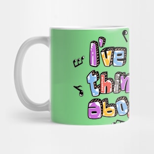 I've Been Thinking About You Pop Love Song Mug